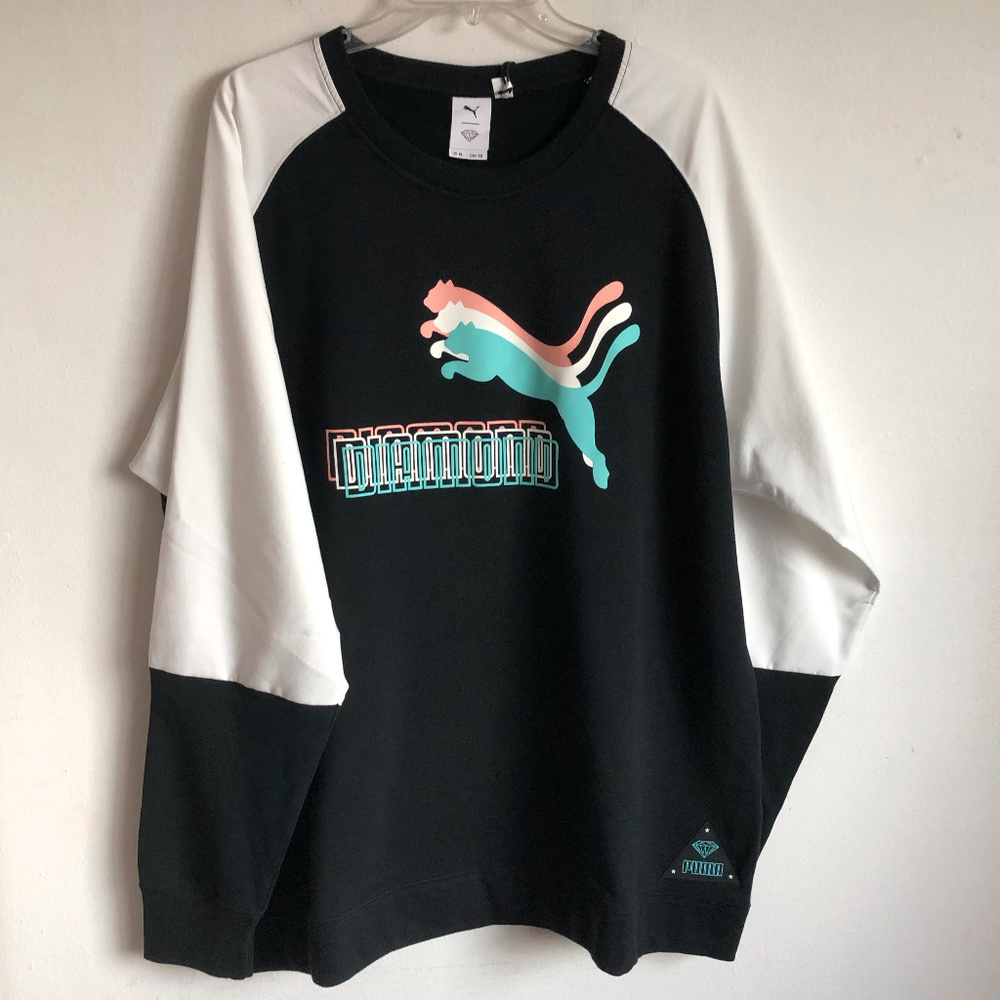 PUMA x Diamond Supply Black Crewneck Sweatshirt XL